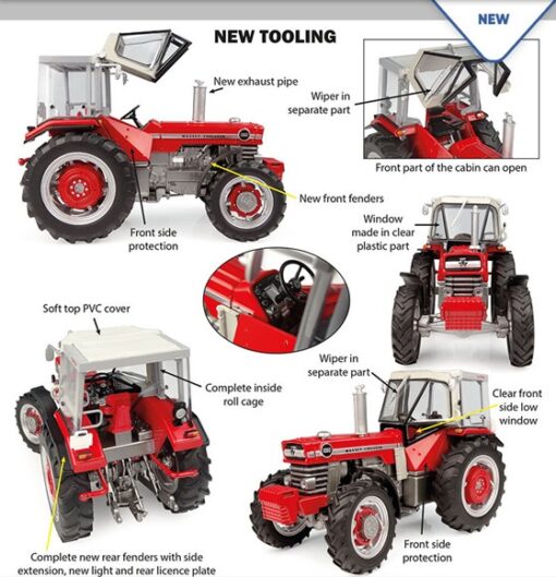 Massey Ferguson 1080 med Peko førerhus 4wd